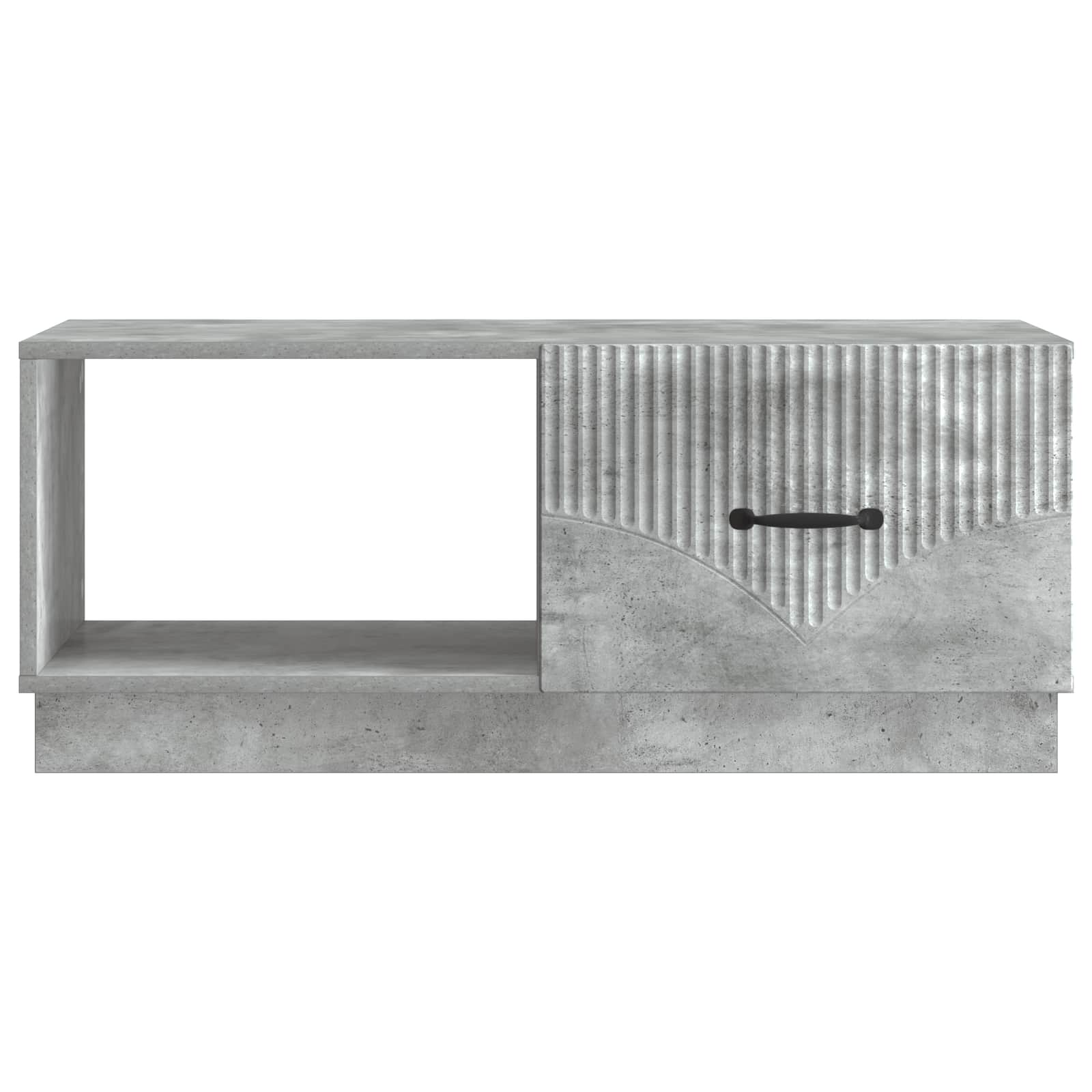Tavolino da salotto Grigio Cemento 90 x 50 x 37 cm