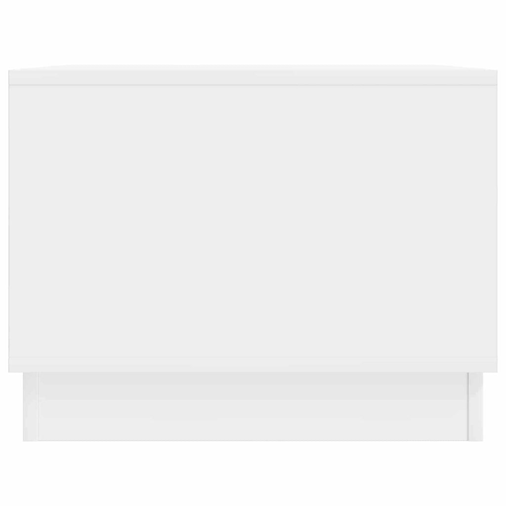 Tavolino da salotto Bianco Lucido 90 x 50 x 37 cm
