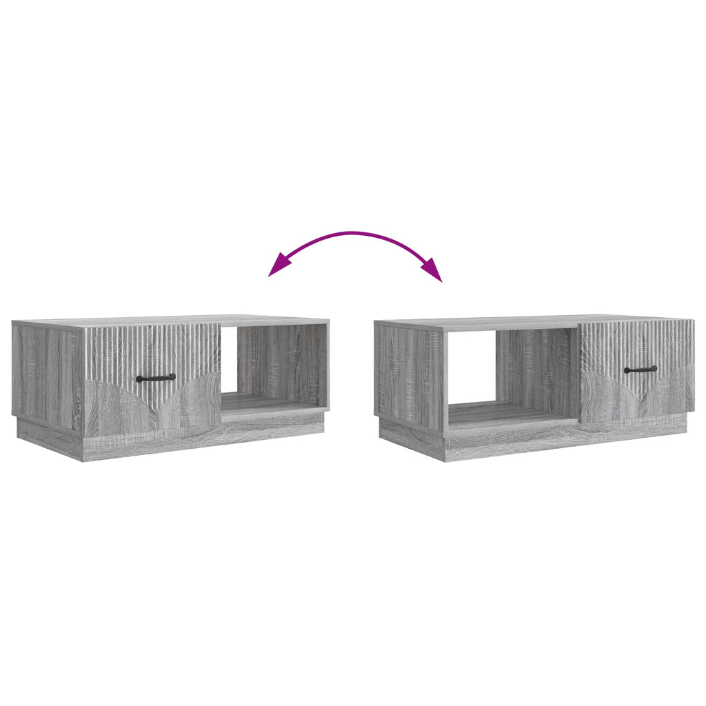 Tavolino da salotto Grigio Sonoma 90 x 50 x 37 cm