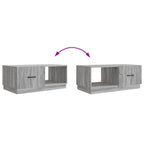 Tavolino da salotto Grigio Sonoma 90 x 50 x 37 cm