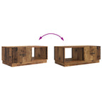 Tavolino da salotto Legno antico 90 x 50 x 37 cm