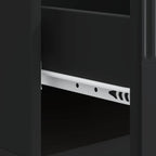 Tavolino da salotto Nero 49 x 50 x 37 cm Legno ingegnerizzato