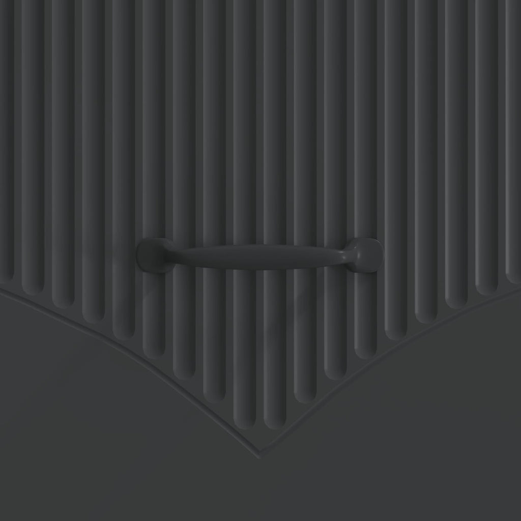 Tavolino da salotto Nero 49 x 50 x 37 cm Legno ingegnerizzato