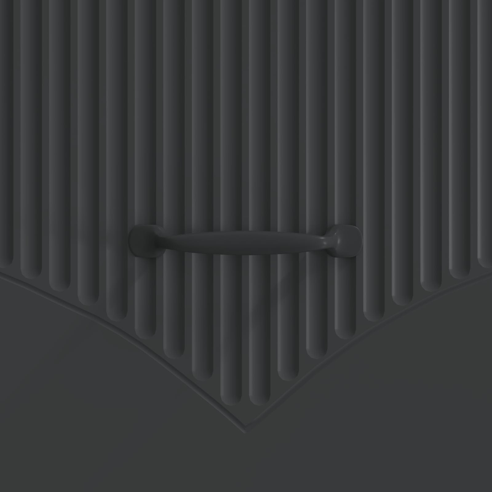 Tavolino da salotto Nero 49 x 50 x 37 cm Legno ingegnerizzato