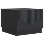 Tavolino da salotto Nero 49 x 50 x 37 cm Legno ingegnerizzato