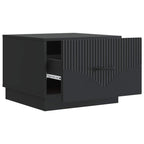 Tavolino da salotto Nero 49 x 50 x 37 cm Legno ingegnerizzato
