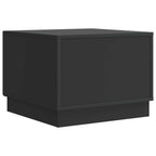 Tavolino da salotto Nero 49 x 50 x 37 cm Legno ingegnerizzato