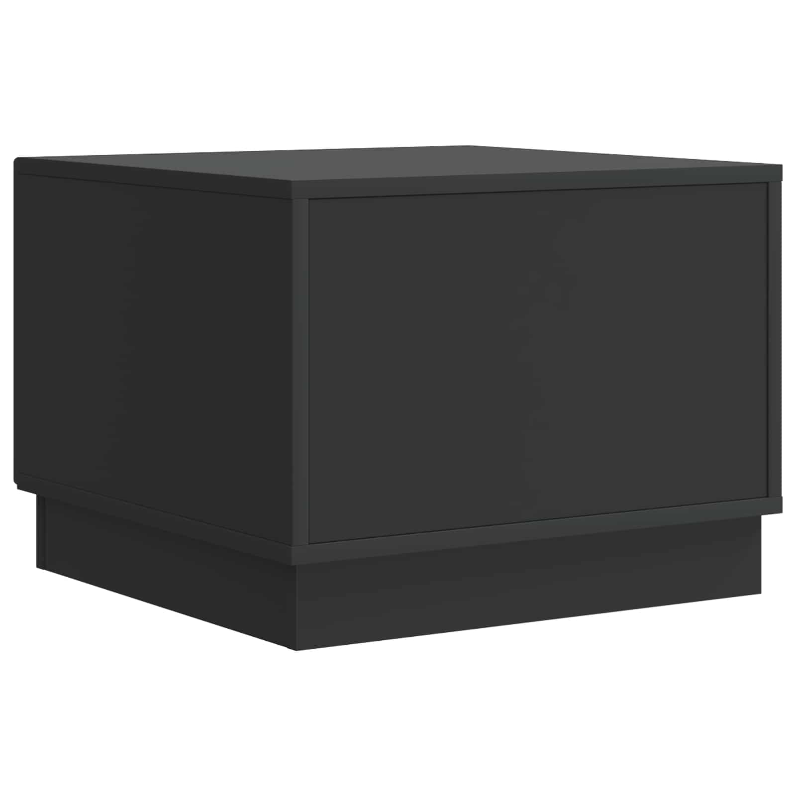 Tavolino da salotto Nero 49 x 50 x 37 cm Legno ingegnerizzato