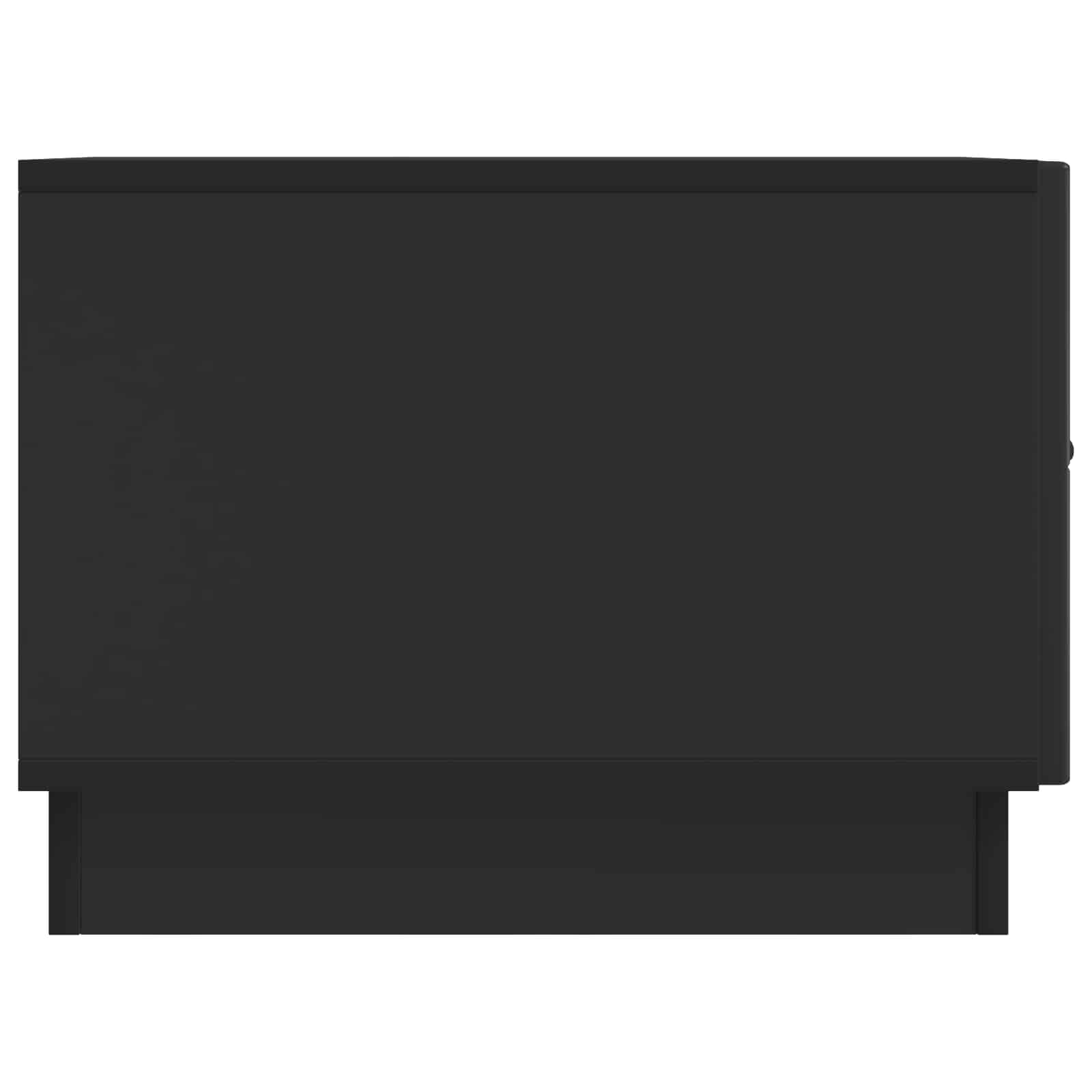 Tavolino da salotto Nero 49 x 50 x 37 cm Legno ingegnerizzato