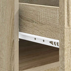 Tavolino da salotto con cassetto Rovere Sonoma 49 x 50 x 37 cm