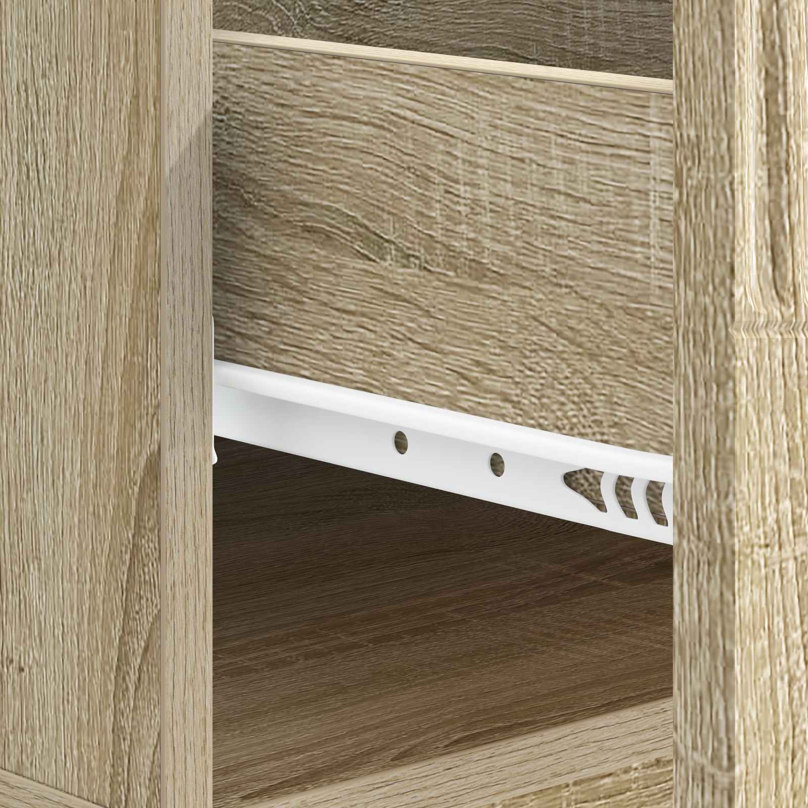 Tavolino da salotto con cassetto Rovere Sonoma 49 x 50 x 37 cm