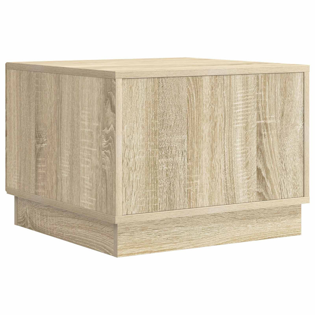 Tavolino da salotto con cassetto Rovere Sonoma 49 x 50 x 37 cm