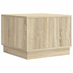 Tavolino da salotto con cassetto Rovere Sonoma 49 x 50 x 37 cm
