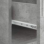 Tavolino da salotto con cassetto Grigio Cemento 49 x 50 x 37 cm
