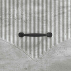 Tavolino da salotto con cassetto Grigio Cemento 49 x 50 x 37 cm