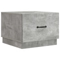 Tavolino da salotto con cassetto Grigio Cemento 49 x 50 x 37 cm