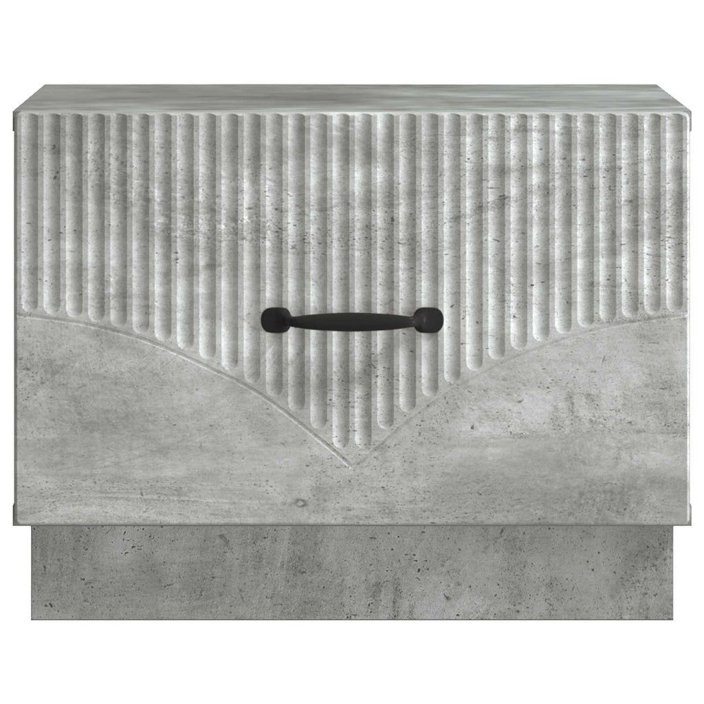 Tavolino da salotto con cassetto Grigio Cemento 49 x 50 x 37 cm