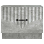 Tavolino da salotto con cassetto Grigio Cemento 49 x 50 x 37 cm