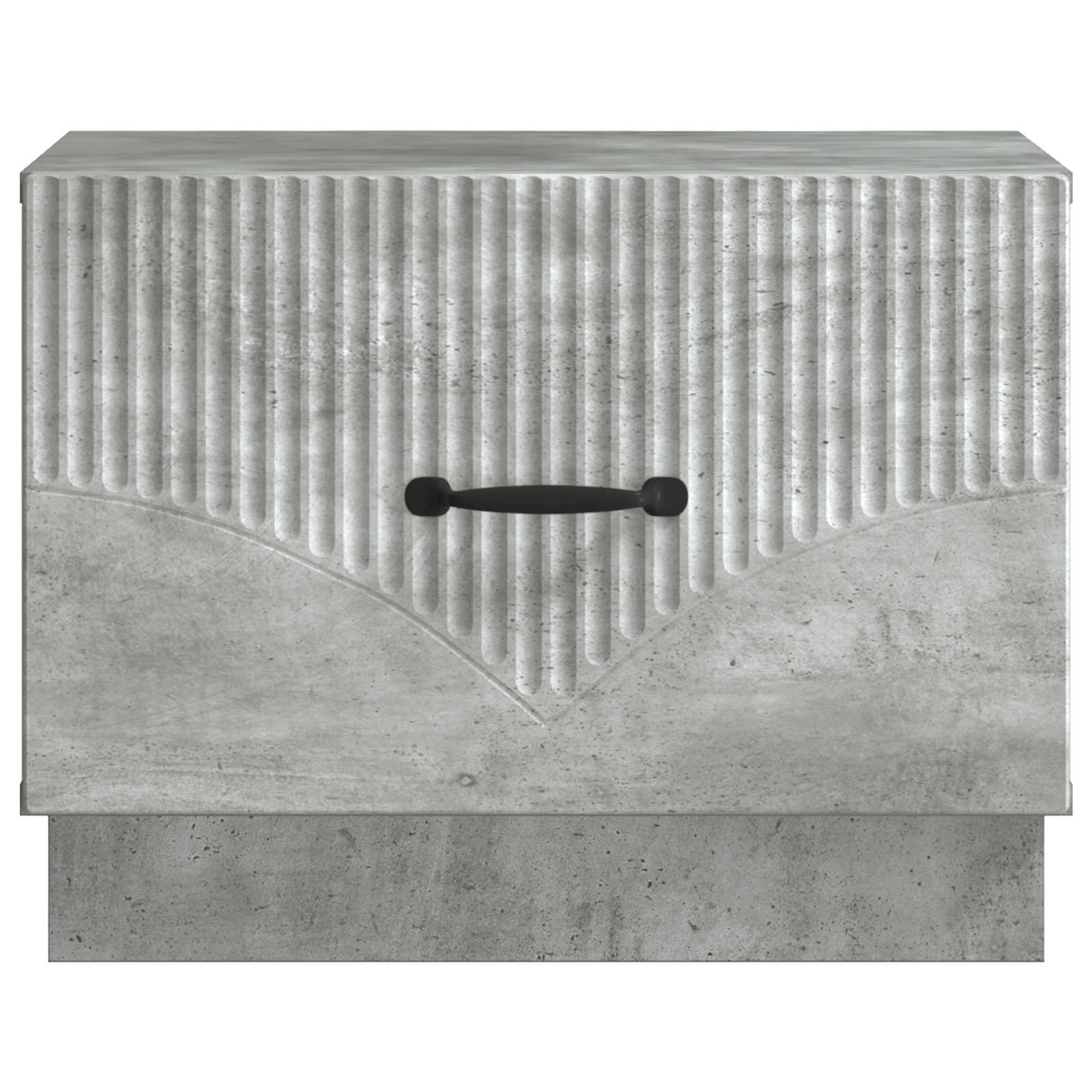 Tavolino da salotto con cassetto Grigio Cemento 49 x 50 x 37 cm