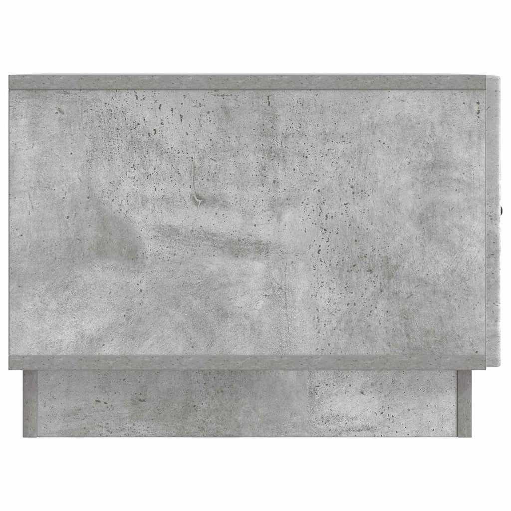 Tavolino da salotto con cassetto Grigio Cemento 49 x 50 x 37 cm