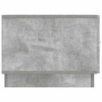 Tavolino da salotto con cassetto Grigio Cemento 49 x 50 x 37 cm