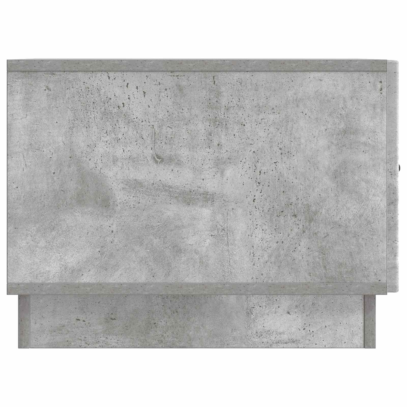 Tavolino da salotto con cassetto Grigio Cemento 49 x 50 x 37 cm