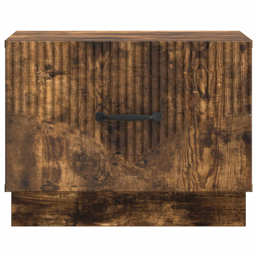 Tavolino da salotto con cassetto Rovere Fumo 49 x 50 x 37 cm