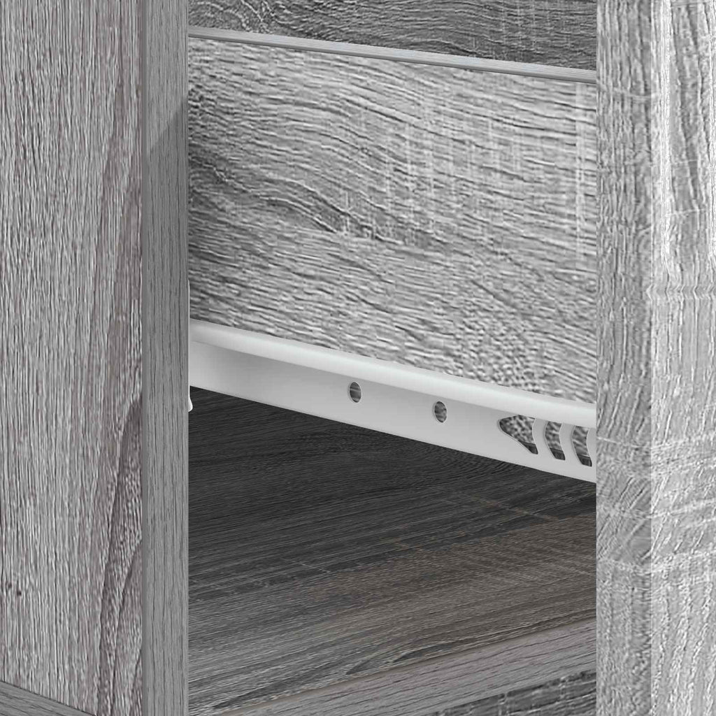 Tavolino da salotto con cassetto Grigio Sonoma 49 x 50 x 37 cm