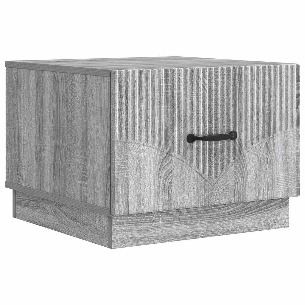 Tavolino da salotto con cassetto Grigio Sonoma 49 x 50 x 37 cm