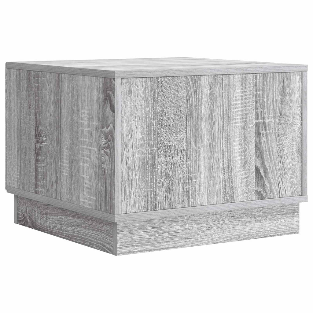 Tavolino da salotto con cassetto Grigio Sonoma 49 x 50 x 37 cm