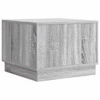 Tavolino da salotto con cassetto Grigio Sonoma 49 x 50 x 37 cm