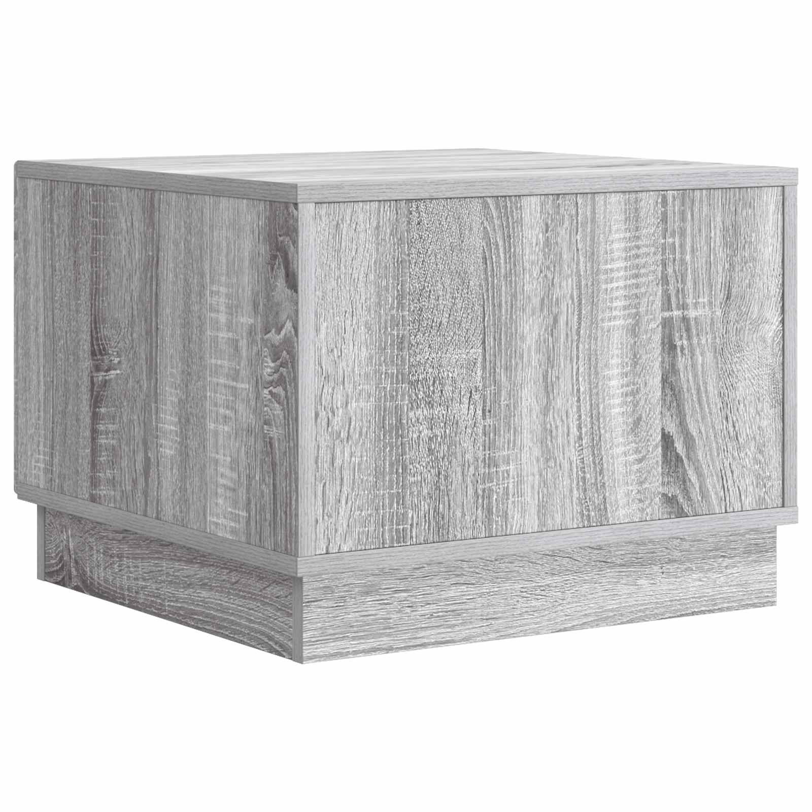 Tavolino da salotto con cassetto Grigio Sonoma 49 x 50 x 37 cm