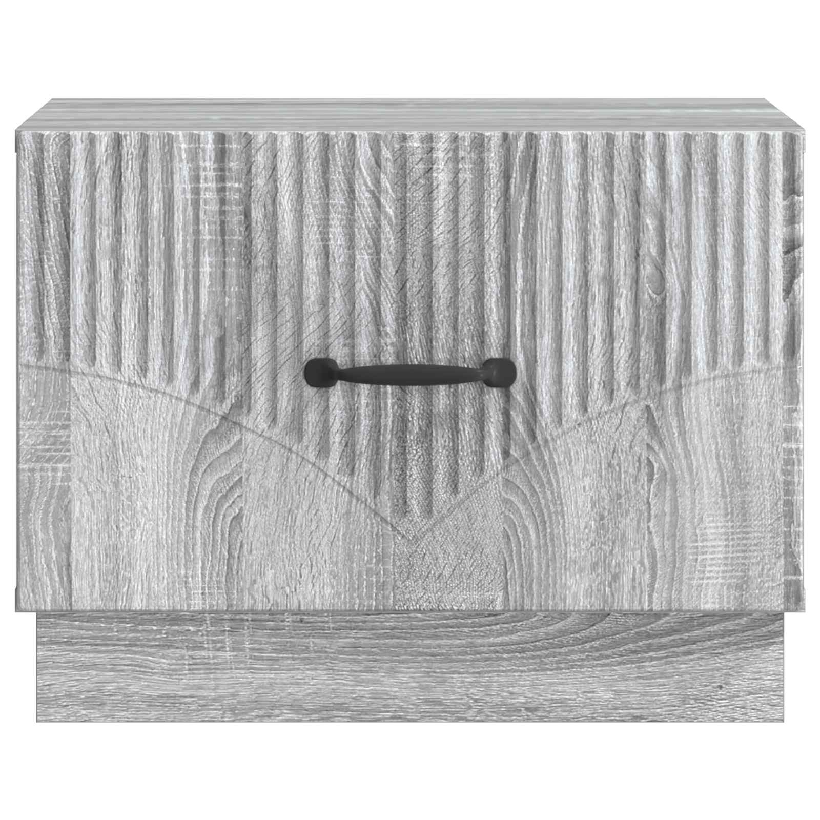Tavolino da salotto con cassetto Grigio Sonoma 49 x 50 x 37 cm
