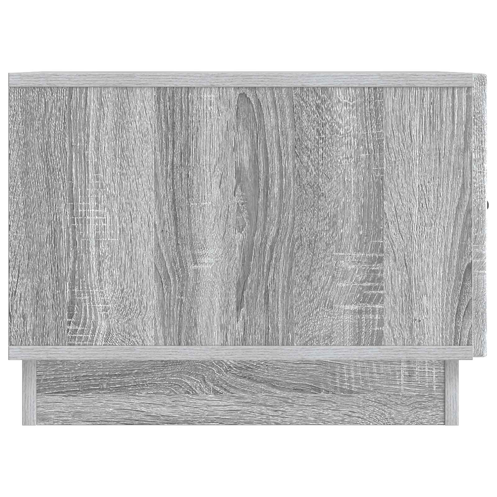 Tavolino da salotto con cassetto Grigio Sonoma 49 x 50 x 37 cm