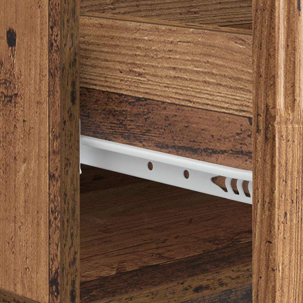 Tavolino da salotto con cassetto Legno antico 49 x 50 x 37 cm