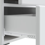 Armadio da Notte con cassetto 2 pcs Bianco 43 x 34,5 x 47,5 cm