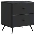 Armadio da Notte Nero 43 x 34,5 x 47,5 cm Legno ingegnerizzato