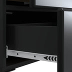 Armadio da Notte con cassetto 2 pcs Nero 43 x 34,5 x 47,5 cm