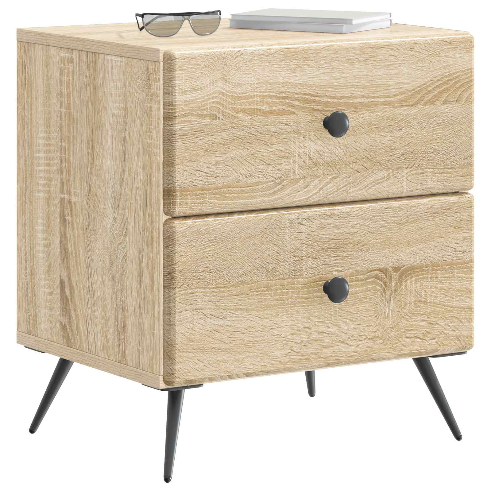 Armadio da Notte con cassetto Rovere Sonoma 43 x 34,5 x 47,5 cm