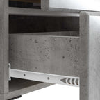 Armadio da Notte Grigio Cemento 43 x 34,5 x 47,5 cm