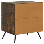 Armadio da Notte con cassetto Rovere Fumo 43 x 34,5 x 47,5 cm
