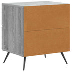 Armadio da Notte con cassetto Grigio Sonoma 43 x 34,5 x 47,5 cm