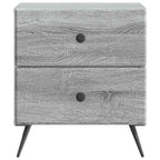 Armadio da Notte con cassetto Grigio Sonoma 43 x 34,5 x 47,5 cm