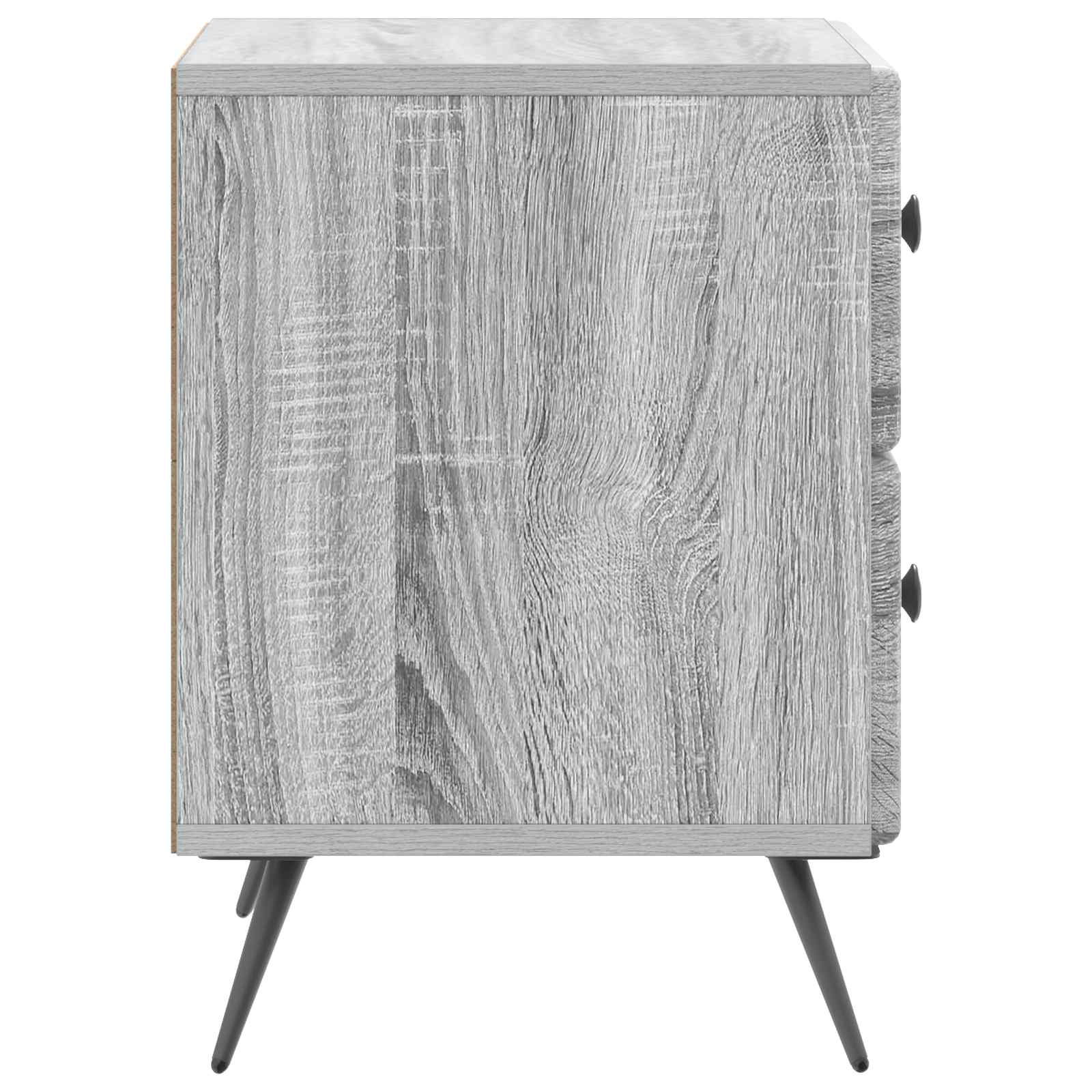 Armadio da Notte con cassetto Grigio Sonoma 43 x 34,5 x 47,5 cm