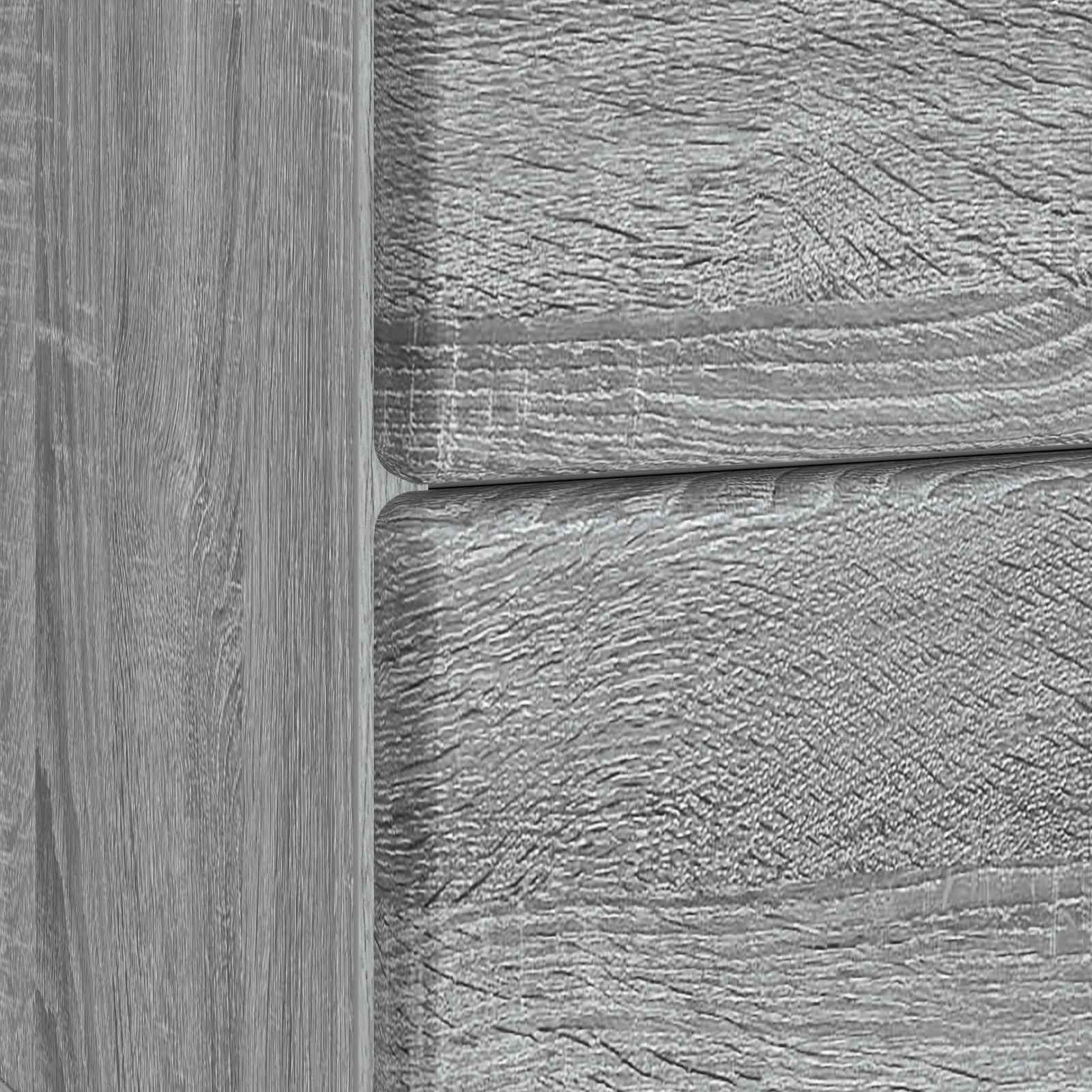 Armadio da Notte 2 pcs Grigio Sonoma 43 x 34,5 x 47,5 cm