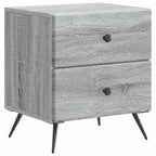 Armadio da Notte 2 pcs Grigio Sonoma 43 x 34,5 x 47,5 cm