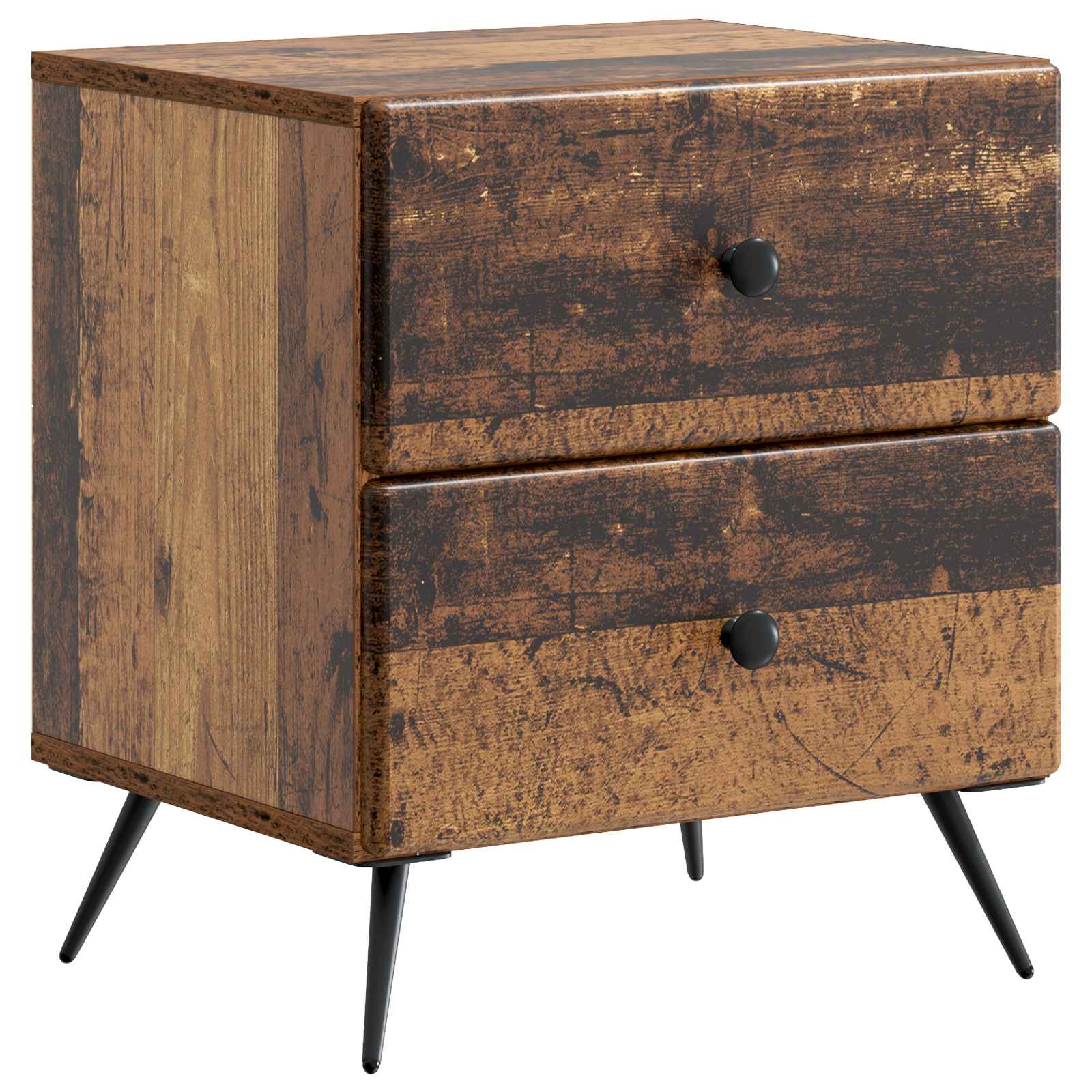 Armadio da Notte con cassetto Legno antico 43 x 34,5 x 47,5 cm