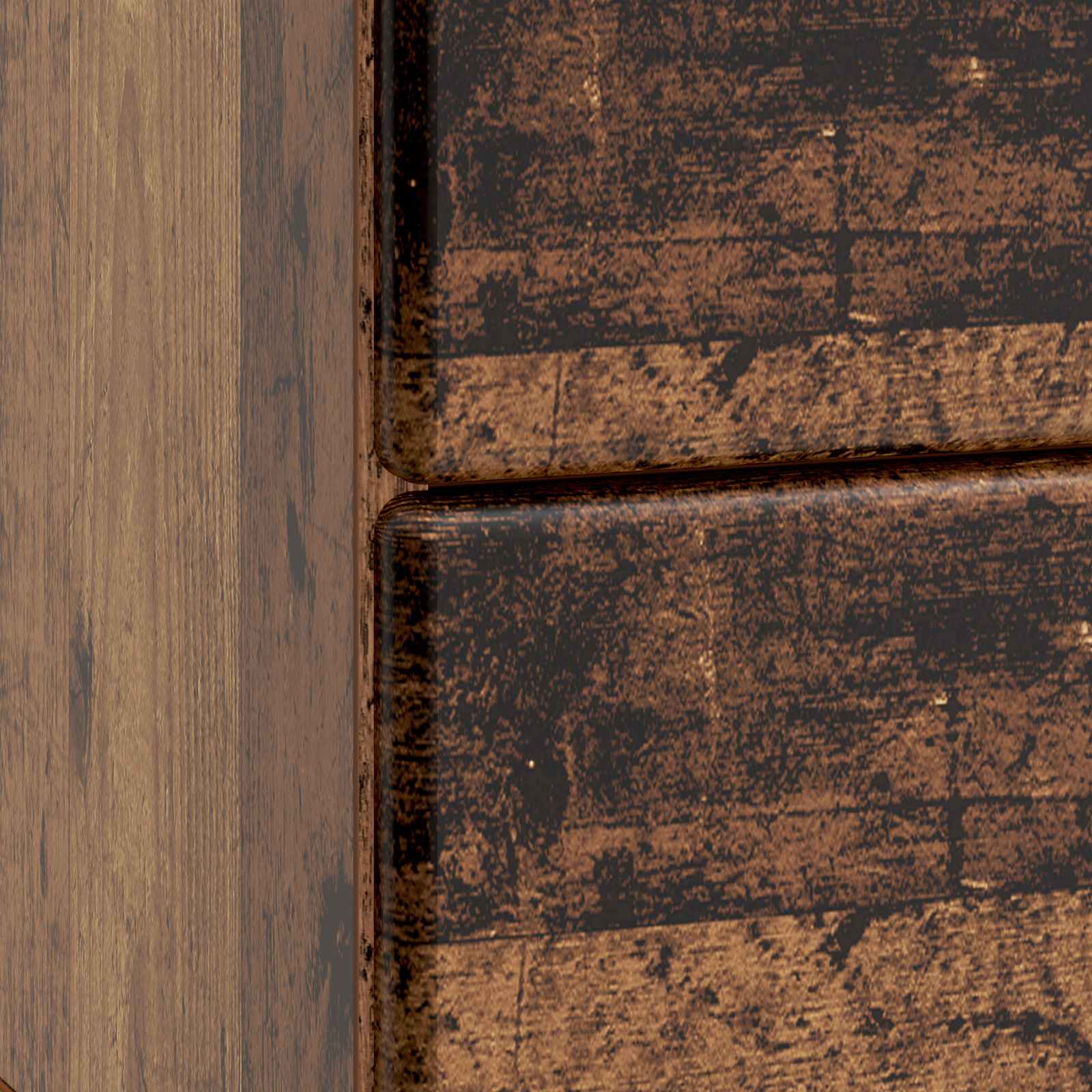 Armadio da Notte 2 pcs Legno antico 43 x 34,5 x 47,5 cm
