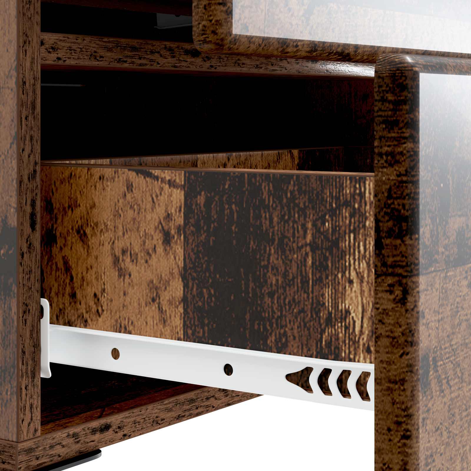 Armadio da Notte 2 pcs Legno antico 43 x 34,5 x 47,5 cm