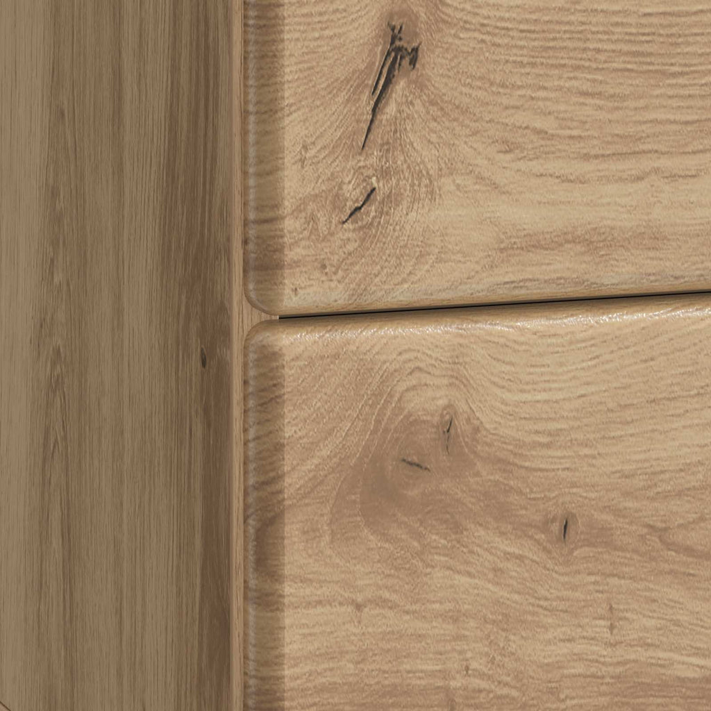 Armadio da Notte 2 pcs Rovere Artigianale 43 x 34,5 x 47,5 cm